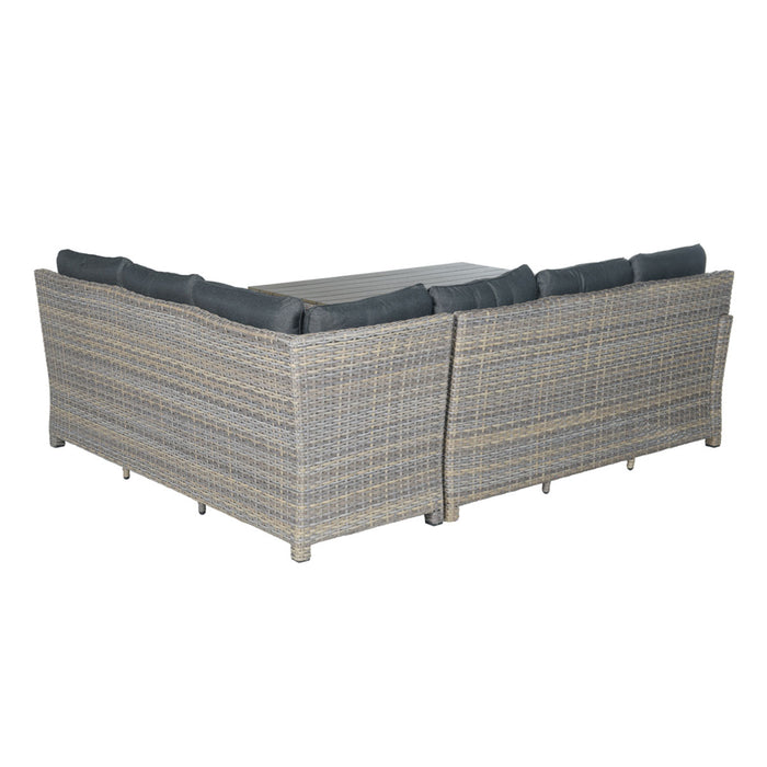 Seagull lounge-diningset - 5-delig -rechts-vintage willow-reflex black