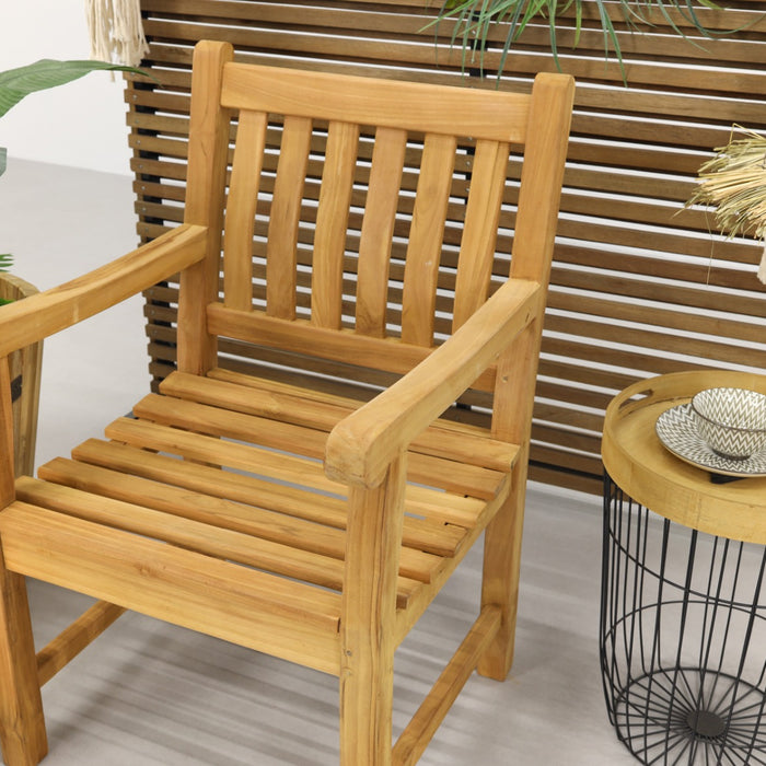 VDG LF Patrick teak houten tuinstoel