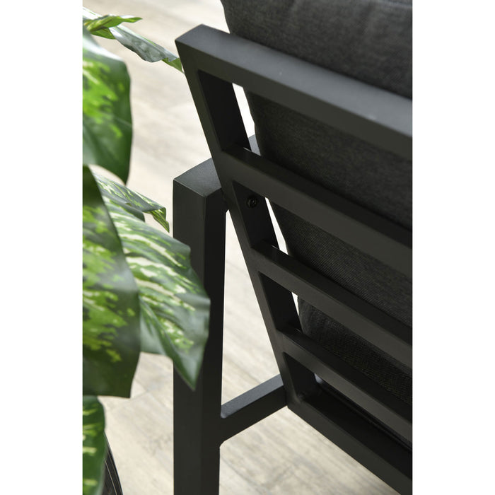 Garden Impressions Tropea lounge dining set 5-delig-donker grijs