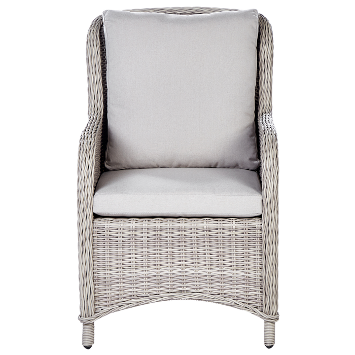 Beliani - CASCAIS - Tuinstoel set van 2 - Beige - PE rotan