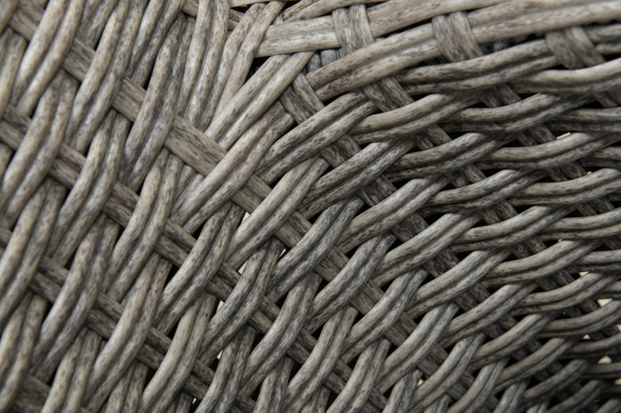 Garden impressions Nicosia stapelbare wicker tuinstoel - Organic grey