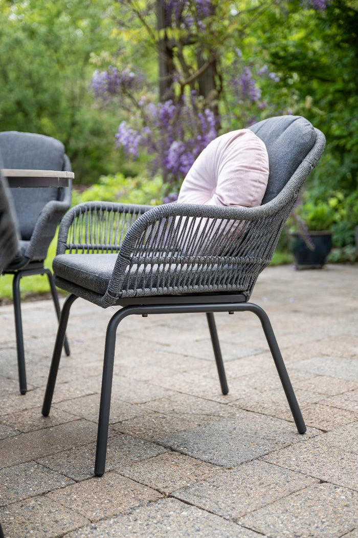 Garden Impressions Triton dining stoel - Rope|Grey