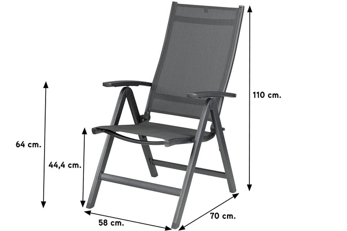 Kettler Easy verstelbare tuinstoel