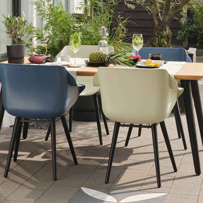 Hartman Sophie Element Tuinstoel - Set van 4 - Steel Blue