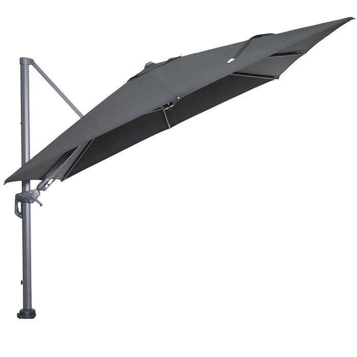 Garden Impressions Hawaii zweefparasol 300x300 c. black - zwart