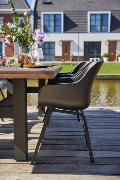 Hartman Sophie Element Tuinstoel - Set van 4 - Carbon Black