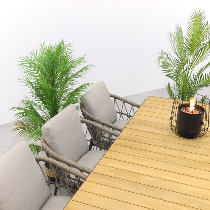 VDG Hartman Monza|General verstelbare tuinset - 220x100 cm. - 7-delig