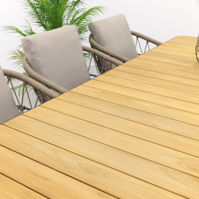 VDG Hartman Monza|General verstelbare tuinset - 220x100 cm. - 7-delig