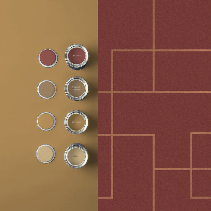 Graham & Brown vliesbehang Primo Alizarin rood