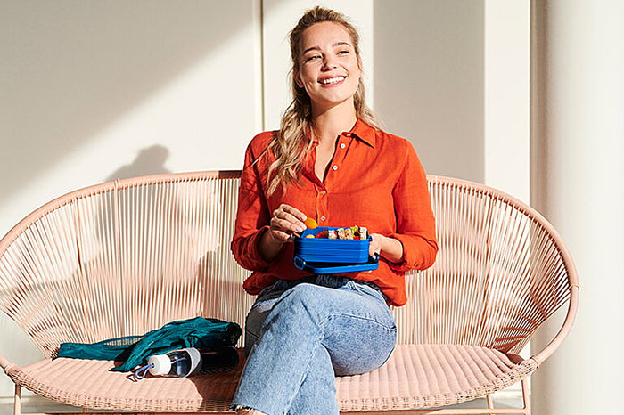 Lunchbox Take a Break midi - Nordic blue