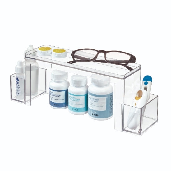 iDesign - Make-up Organiser, 32 x 8 x 11.5 cm, Kunststof, Transparant