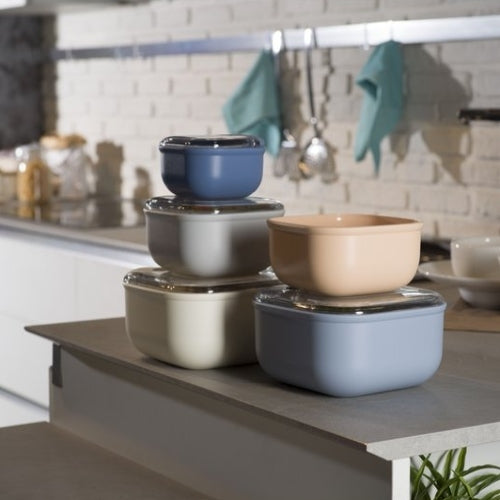 Omada - Lunchbox, Vierkant, Roze, 425 ML - Omada | Pull Box