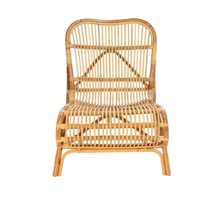 Giga Meubel - Rotan Loungestoel Naturel - Bohemian - Relaxfauteuil