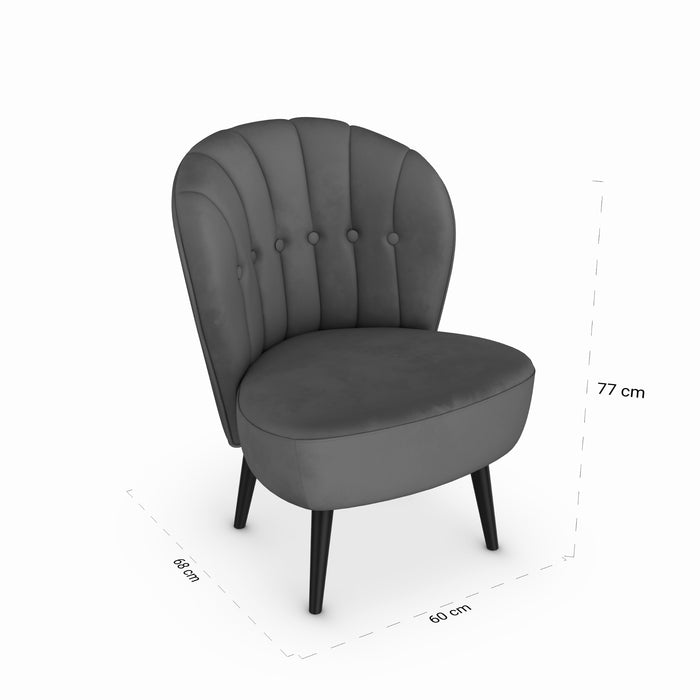 by fonQ Ruby Fauteuil - Zwart