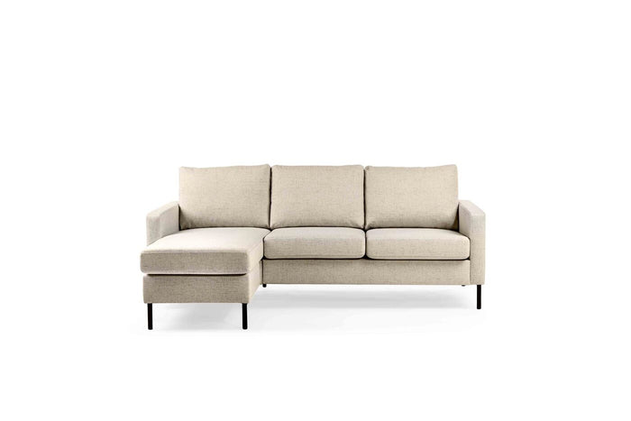 Giga Meubel - 3-Zitsbank Beige - 200x133x80cm - Stof - Bank Dillon