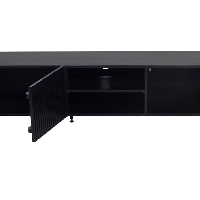 Giga Meubel - Tv-Meubel Zwart Mangohout - 150cm - 150x40x50cm