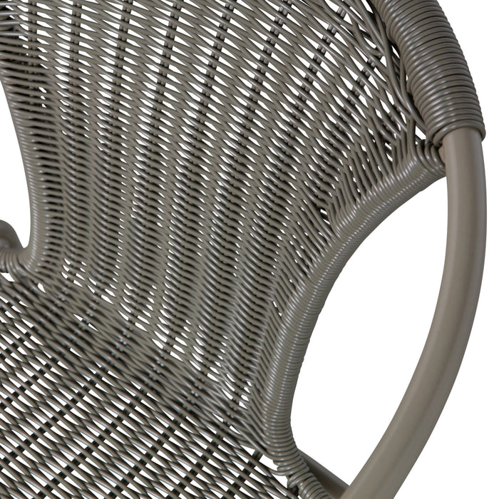 WOOOD Weston Stoelen Buiten - Rattan|Metaal - Jungle - Set van 4