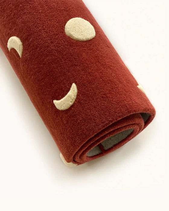 MAISON DEUX Vloerkleed Manen Brick Red M - 120 x 180 cm