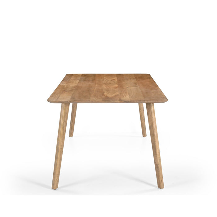 Giga Meubel - Eettafel Rechthoek 200cm - Mangohout Naturel - Denmark