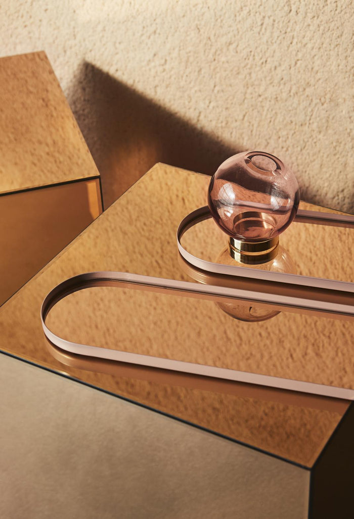 AYTM Speculum bijzettafel 38x38 rose