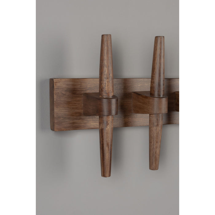 Dutchbone Jakub Kapstok| Wandkapstok Walnoot Hout Bruin