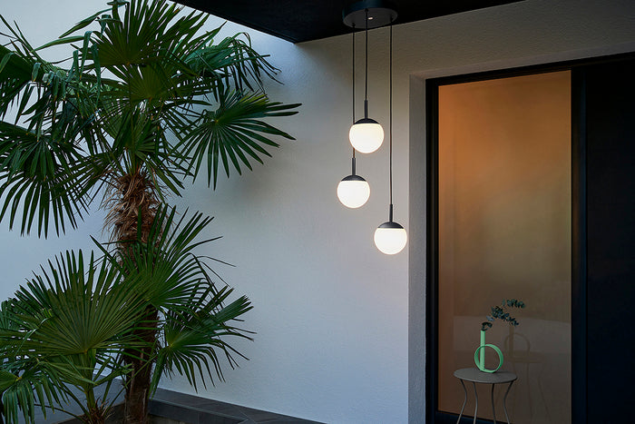 Fermob Mooon triple hanglamp - indoor|outdoor - carbone