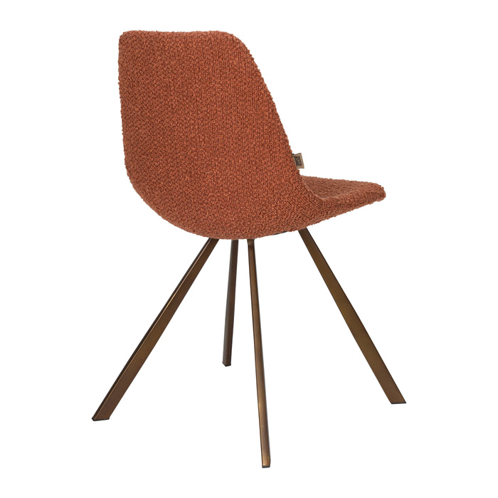 Dutchbone Franky Eetkamerstoel Bouclé - Terra