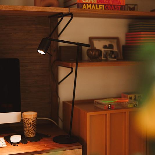 One bureaulamp LED oplaadbaar Heavy Metal