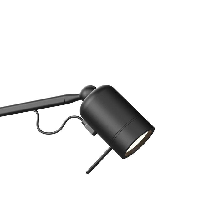 One wandlamp LED oplaadbaar Smokey Black