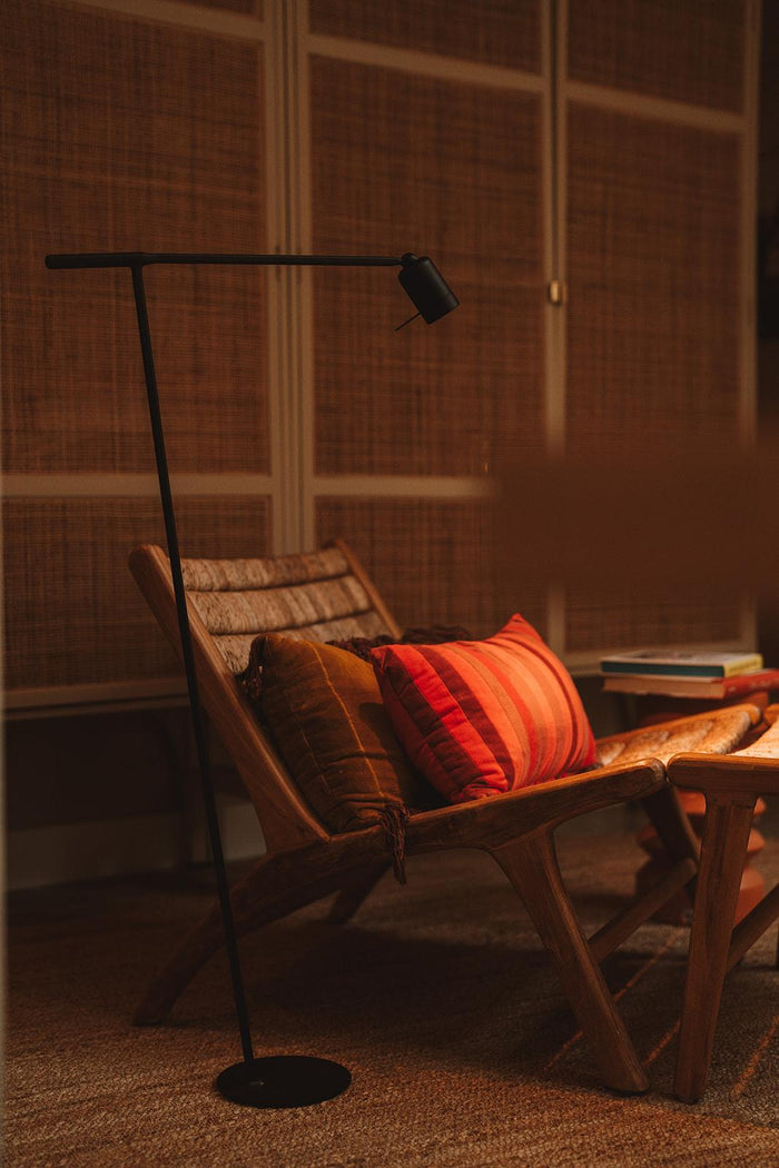 One vloerlamp LED oplaadbaar Smokey Black