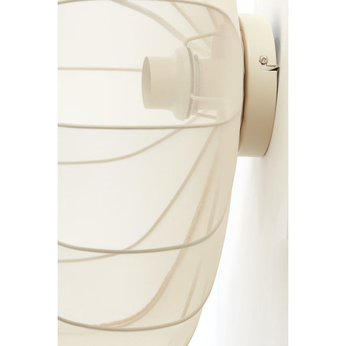 Light & Living - Plafonnière PLUMALIA - Ø50x24cm - Beige