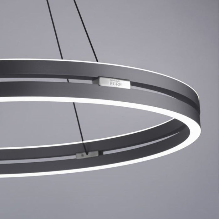 Neuhaus PURE® Neuhaus PURE-MOTO-E-LOOP Hanglamp E-Lift Grey Ø 70cm