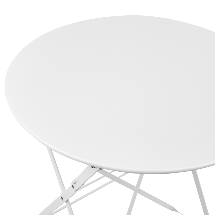 Beliani - FIORI - Bistroset voor 2 - Wit - Staal