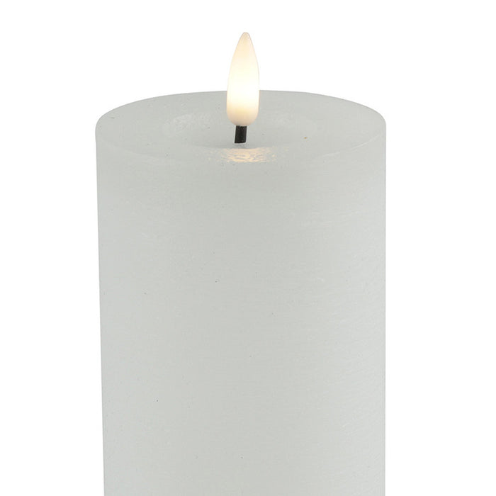 Countryfield LED kaars|stompkaars - wit - D7,5 x H20 cm - timer