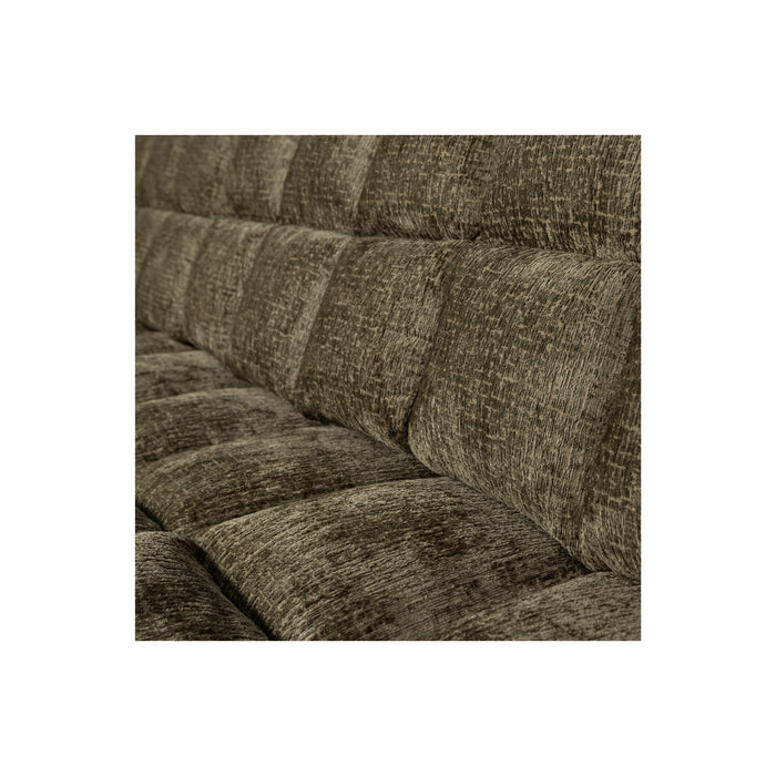 WOOOD Second Date 4-zits Bank - Structure Velvet - Bonsai