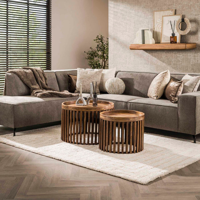 Fraaai - Odila salontafel mangohout set van 2