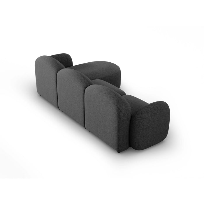 Micadoni Home Blair Hoekbank met Chaise Longue Links - Chenille - Groen