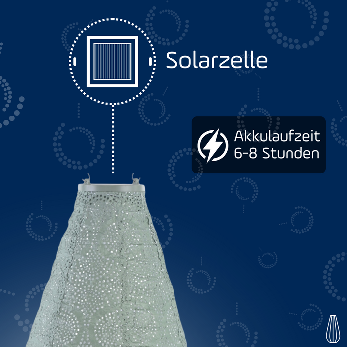 Lumiz - Solar tuinverlichting Tigres Drop - 28 cm - Licht Groen