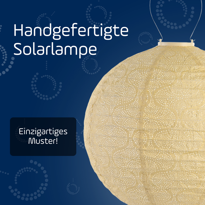 Lumiz - Solar tuinverlichting Tigres Rond - 40 cm - Geel