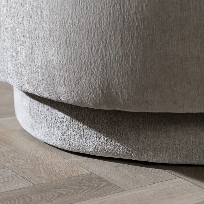 Bronx71 Scandinavische fauteuil Valerie draaibaar chenille taupe