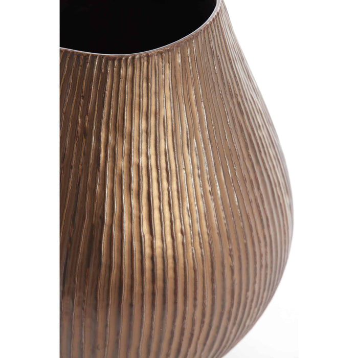 Light & Living Light&living Vaas Ø26x38 cm FILI keramiek brons