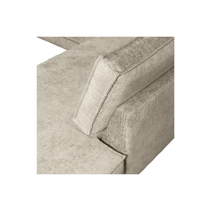 WOOOD Hoekbank Rechts Rodeo - Velvet - Wheatfield - 85x266x213