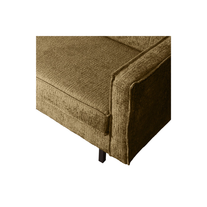 WOOOD Hoekbank Links Rodeo - Velvet - Brass - 85x266x213