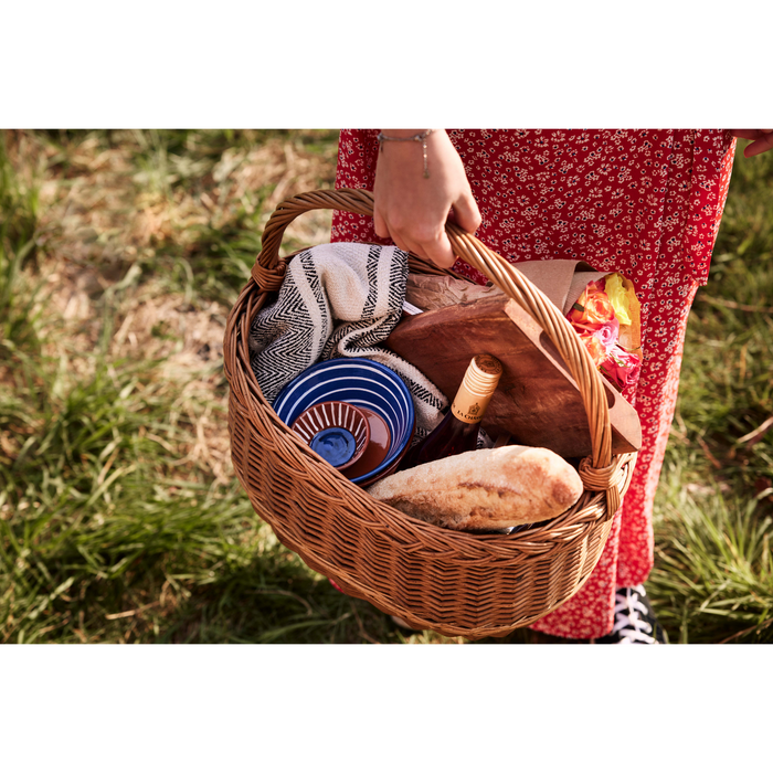Colori Del Sud - Mezquita - Schaal - 3 stuks - 6 cl - ø 8 cm - Blauw