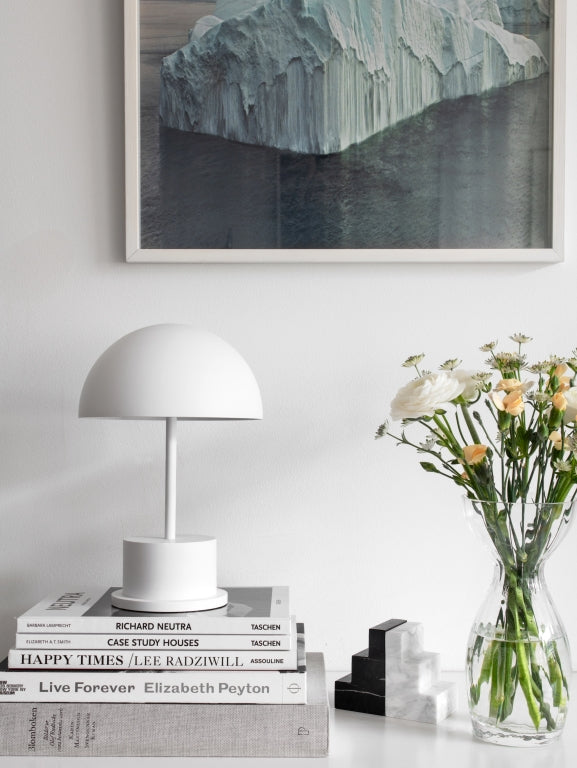 Printworks Oplaadbare Tafellamp - Riviera - Wit