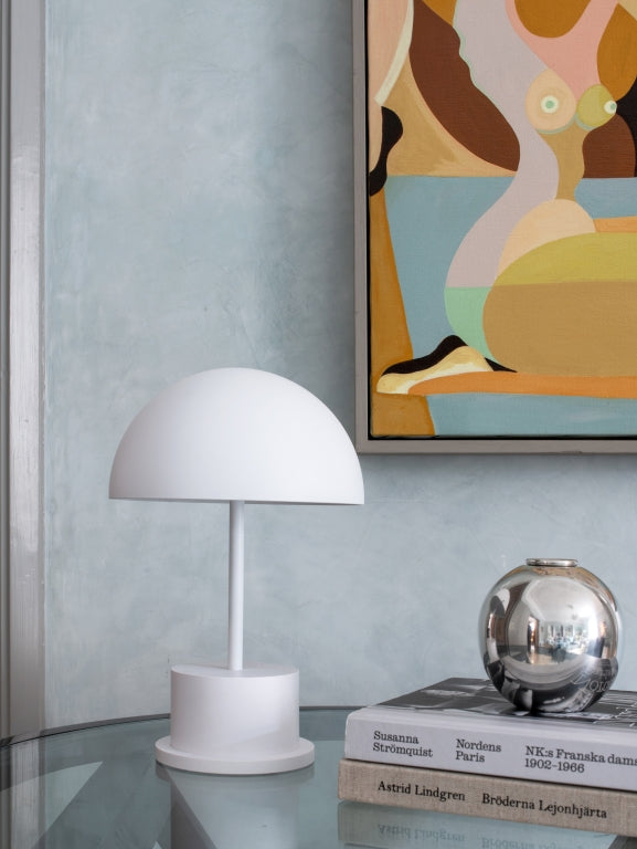 Printworks Oplaadbare Tafellamp - Riviera - Wit