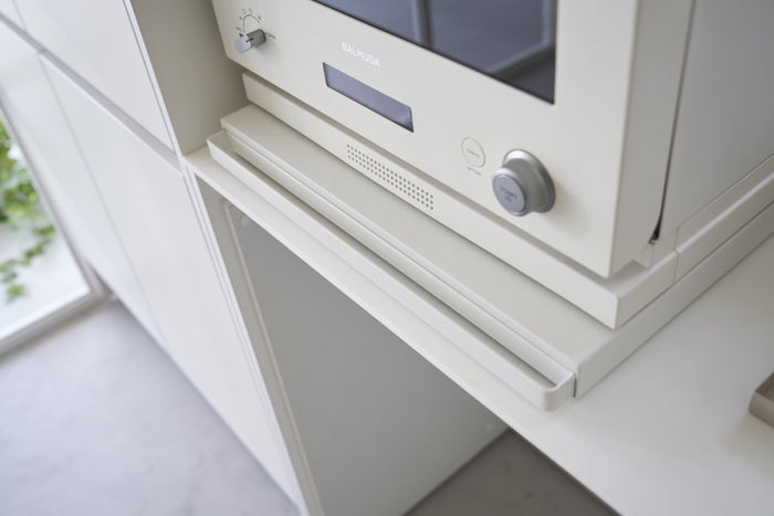 Yamazaki Uitschuifbare Keukenplateau - Tower - Wit