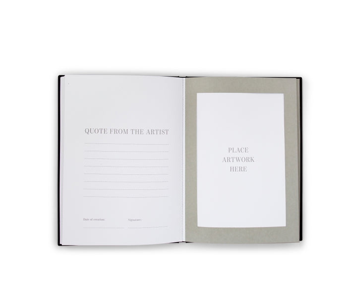 Printworks Frame Boek - Great Art - Tekenmap - Zwart