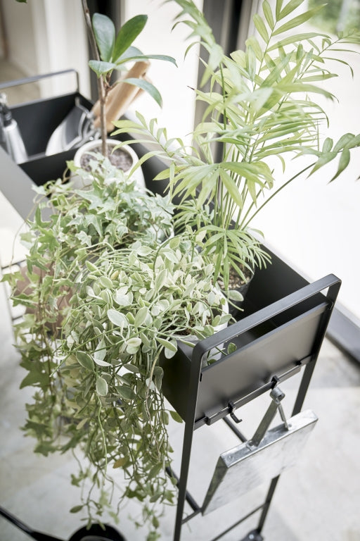 Yamazaki Opbergrek met Wielen - Tower - Zwart