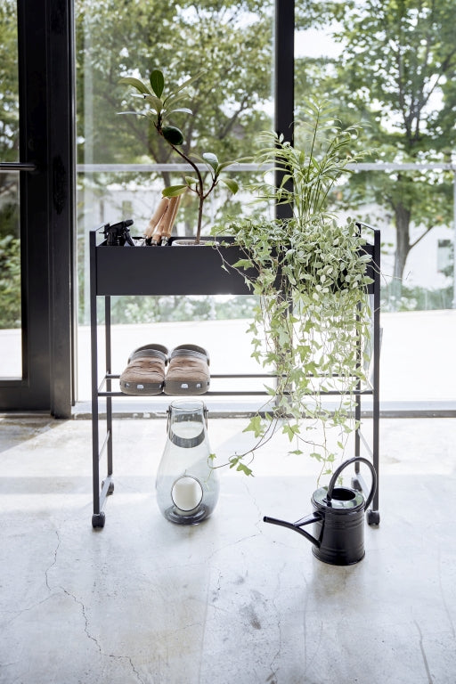 Yamazaki Opbergrek met Wielen - Tower - Zwart